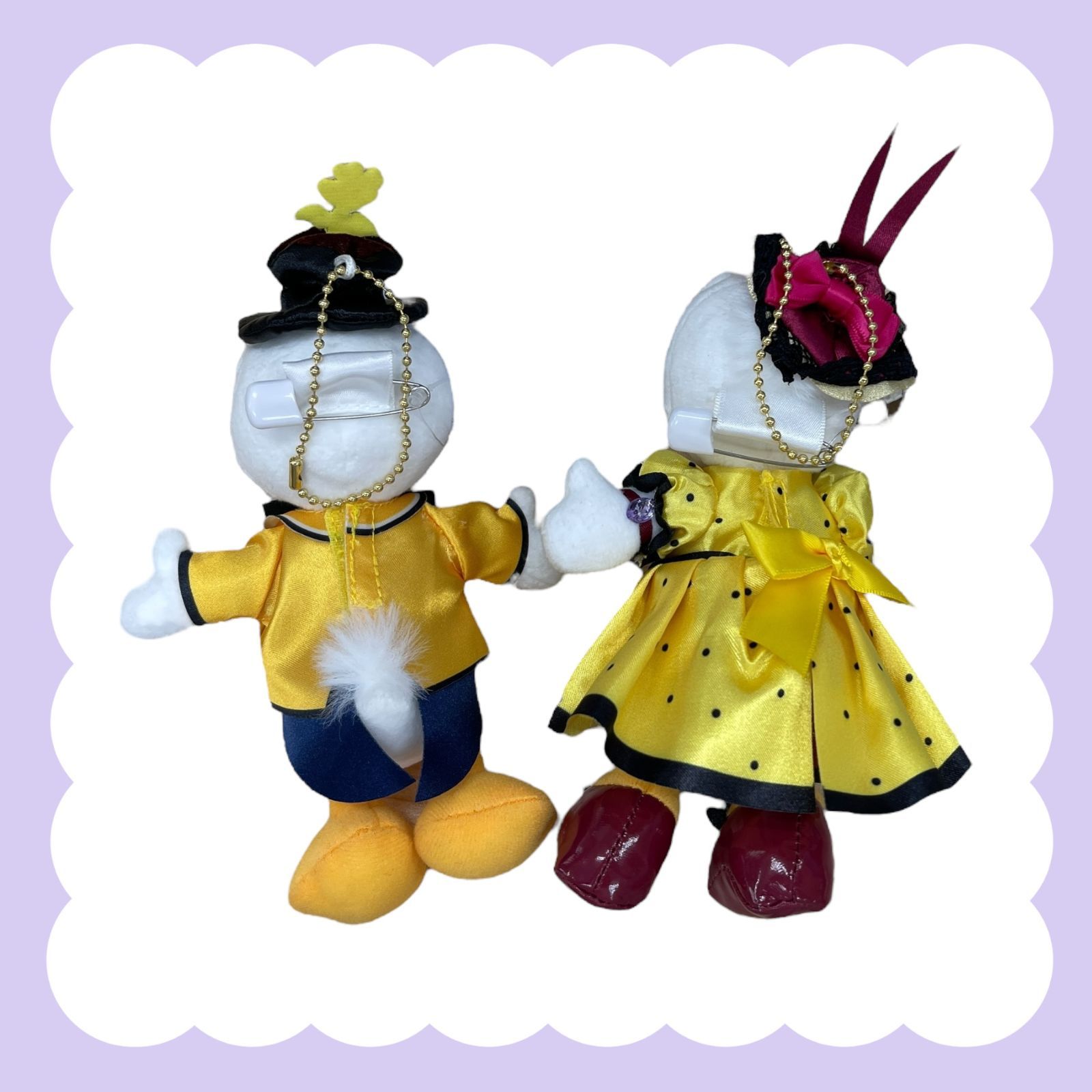 【ぬいぐるみバッジ】ディズニー バラマス デイジードナルド 早くもデイジーだけお品切れ、バラエティーマスターのぬいぐるみ