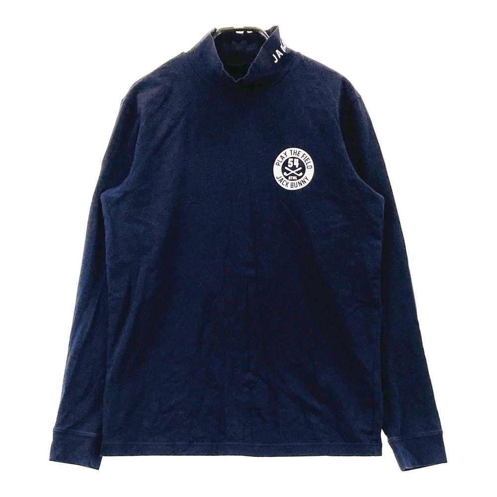 Jack Bunny ハイネックシャツ ネイビー 4サイズ サイズ：4 JACK BUNNY ジャックバニー ハイネック 長袖Tシャツ