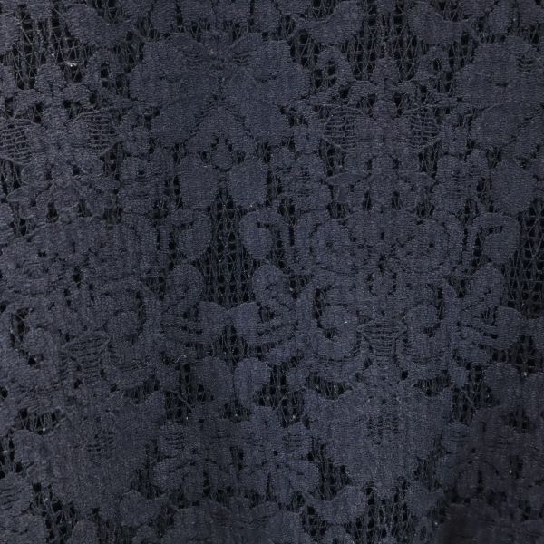 シーバイクロエ ポルトガル製 レース 切替 プルオーバー ニット XS 黒×グレー SEE BY CHLOE レディース 【220303】