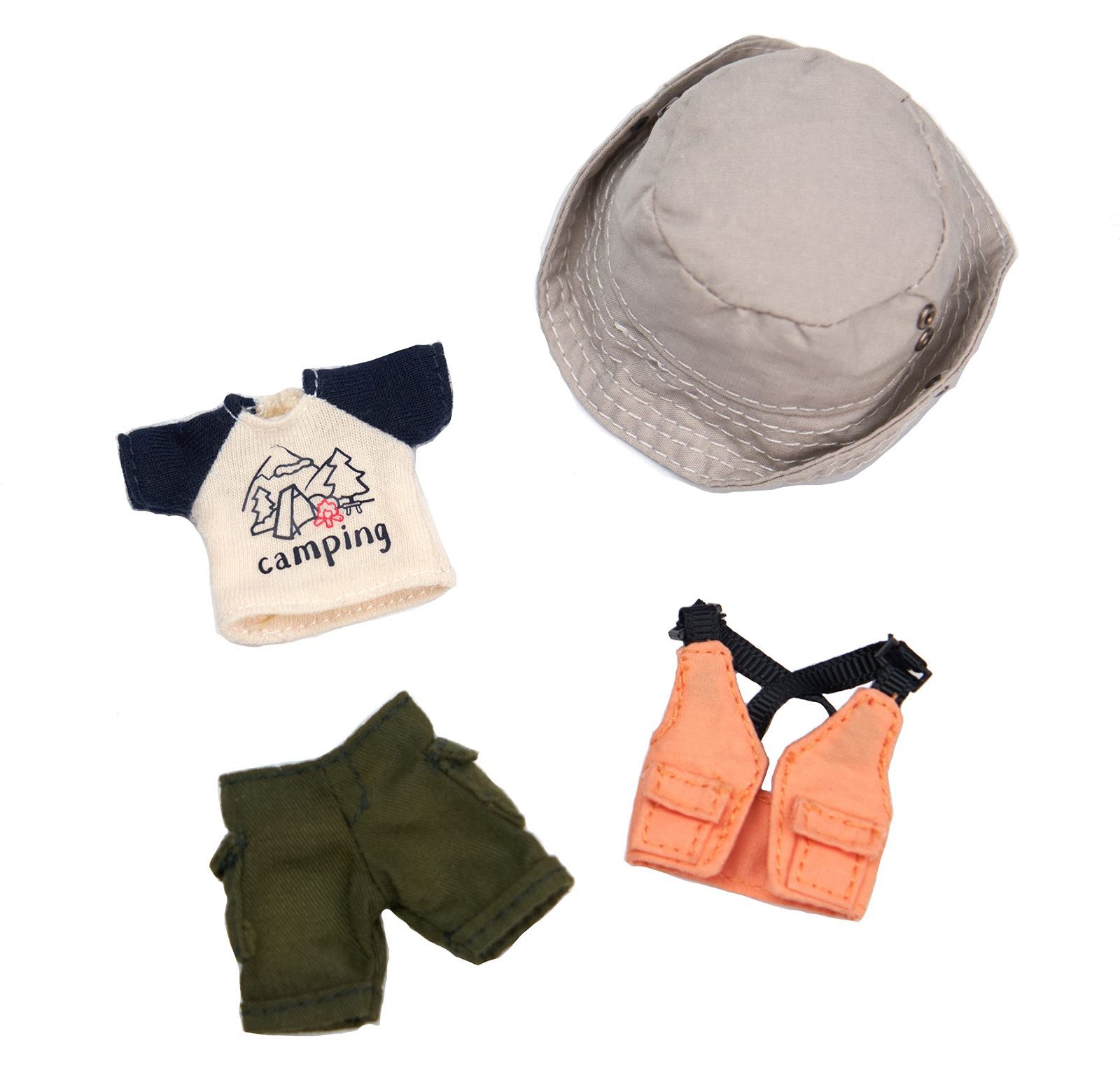 【人気商品】ACTION PICCODO DOLL 野営用ドール服セット B