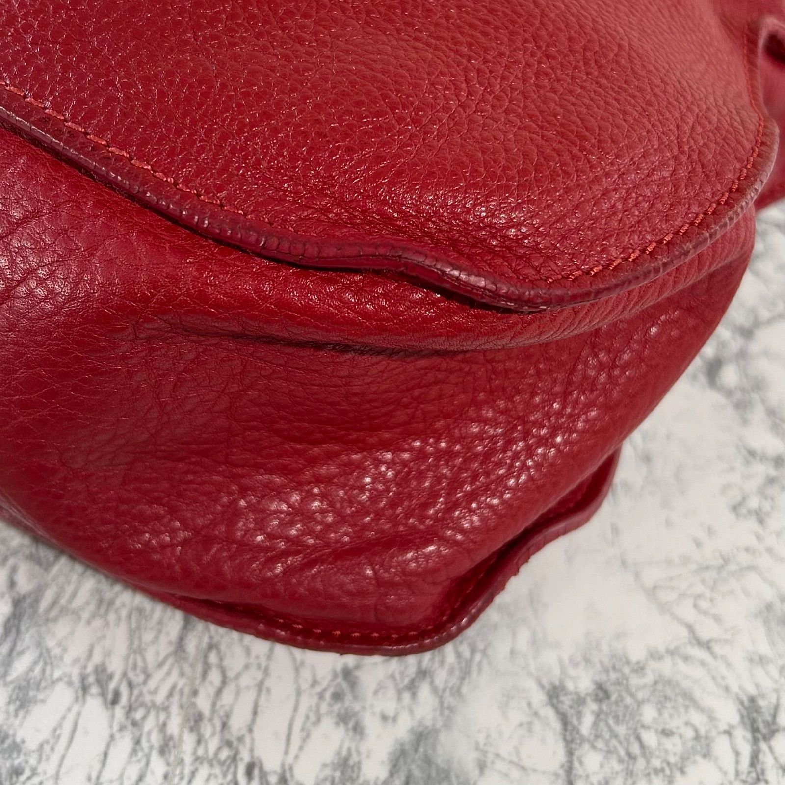 Chloe クロエ マーシー レッド 赤 ショルダーバッグ ハンドバッグ 