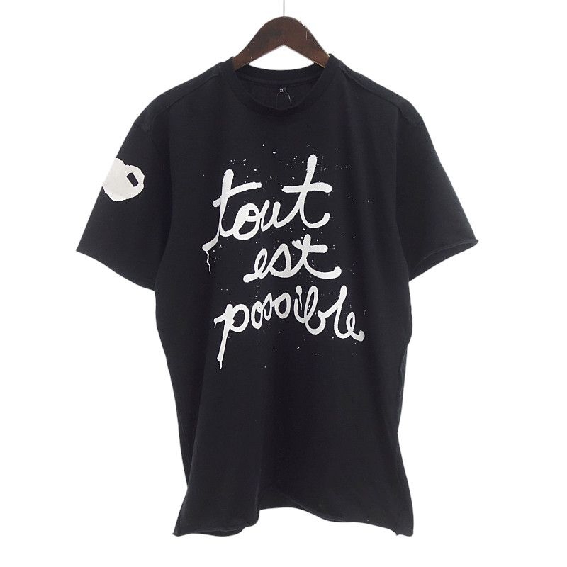 AKA SIX エーケーエーシックス Tシャツ サイズ:XL / 20SS ×fragment design JAMIE REID グラフィック クルーネック Tシャツ / ホワイト 白 / トップス カットソー 半袖 / コラボ【メンズ】【K4471】 AKA SIX エーケーエーシックス Tシャツ サイズ:XL / 20SS ×fragment