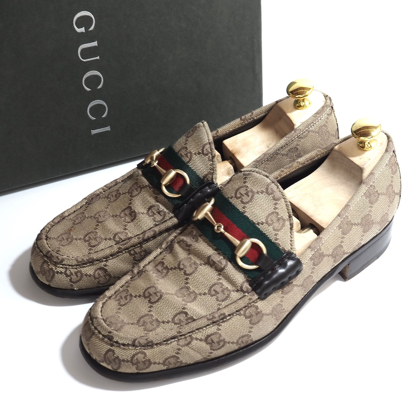 グッチ GUCCI GG柄 シェリーライン ホースビット ローファー グッチ GUCCI GG柄 シェリーライン ホースビット ローファー