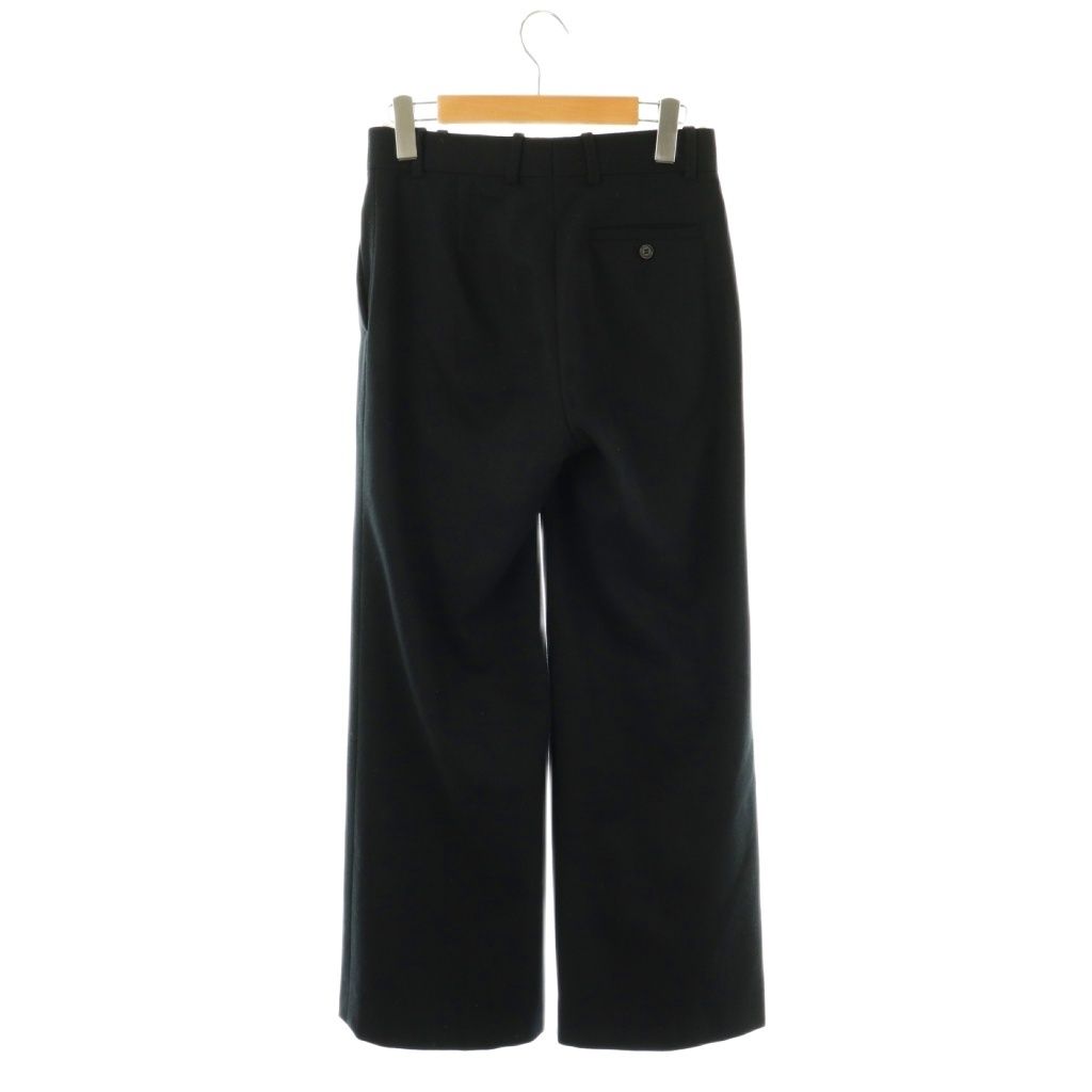 セリーヌ CELINE フィービー期 ウール ワイドパンツ 34 ブラック ES OS SH