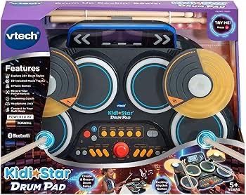 VTech Kidi Star ドラムパッド ブラック