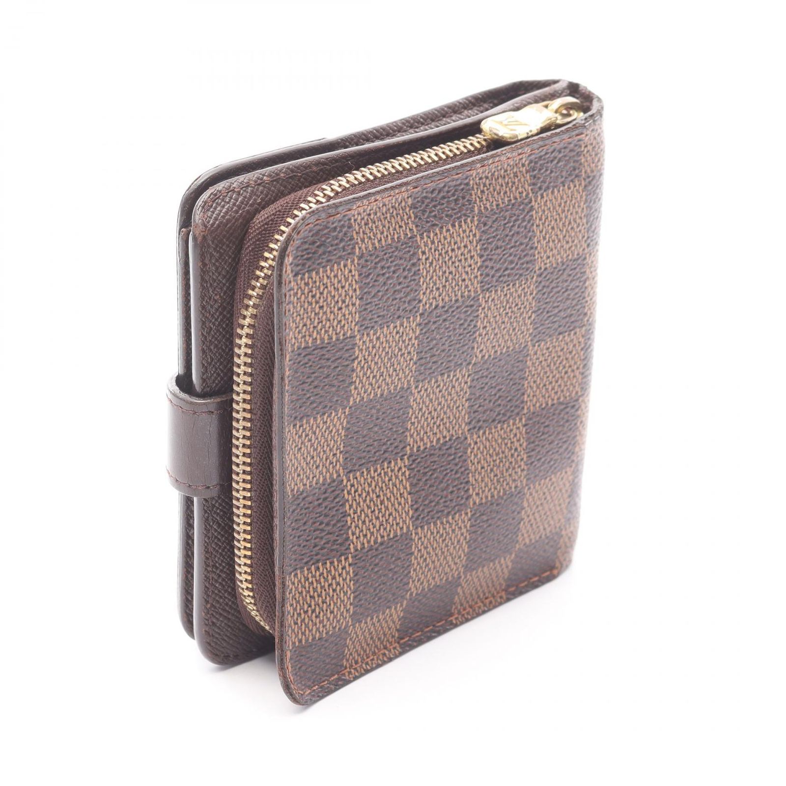 ルイ・ヴィトン LOUIS VUITTON 二つ折り財布 コンパクトジップ N61668  