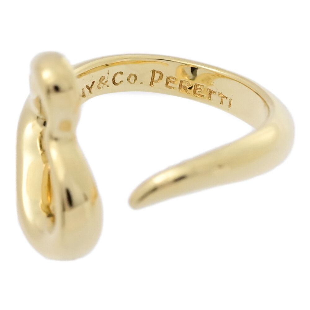 TIFFANY＆Co. ティファニー オープンハートリング・指輪/K18YG
