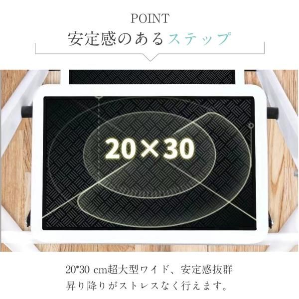 はしご兼用脚立足 置き広い