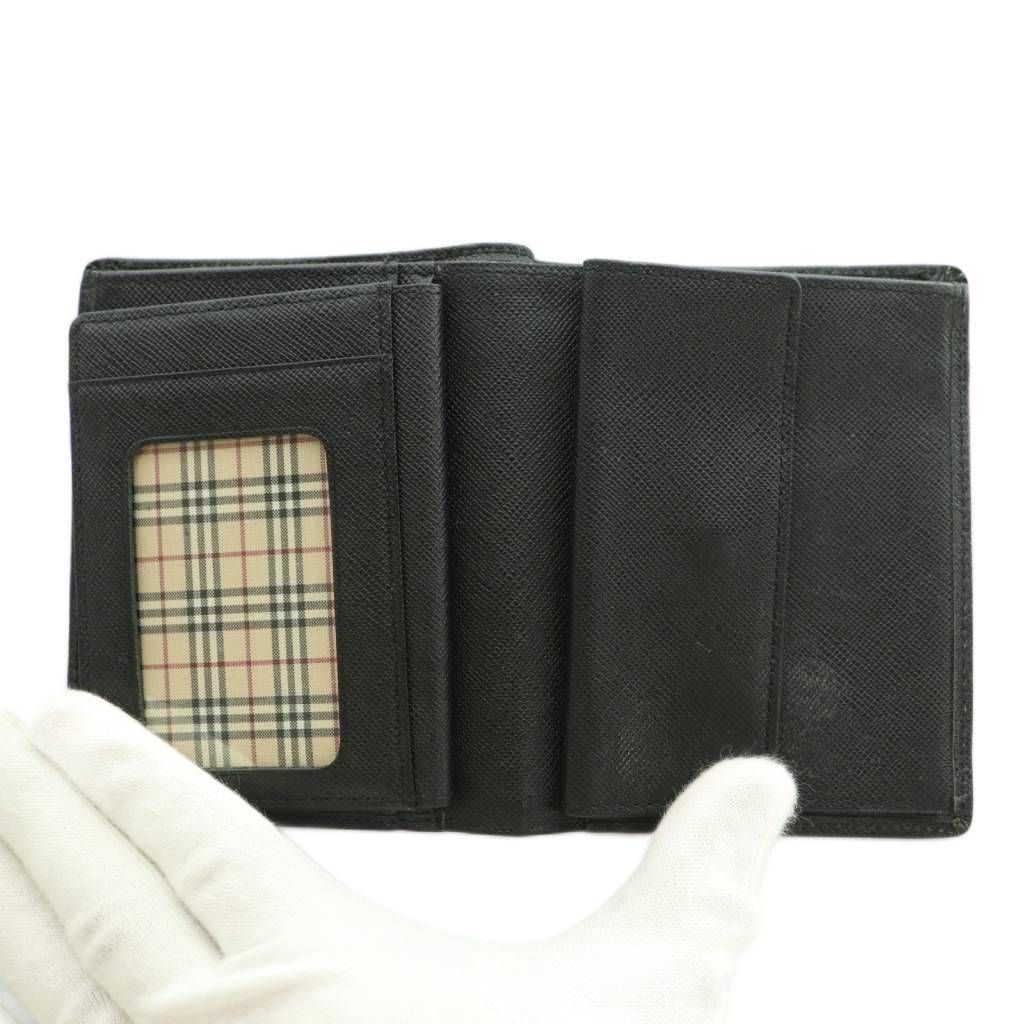 BURBERRY バーバリー 二つ折り財布 レザー ノバチェック ブラック 楽天市場】【BURBERRY】バーバリー ノバチェック がま口 二