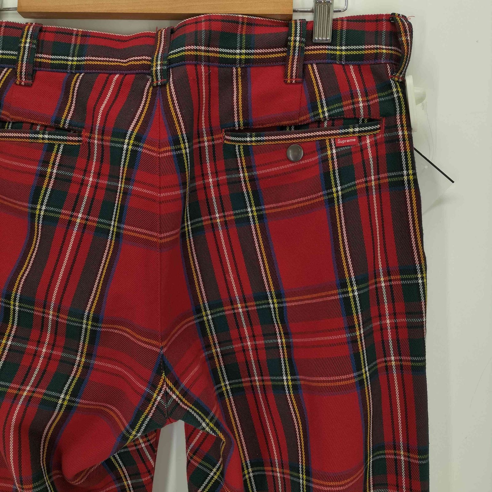 シュプリーム Supreme 17AW WORK PANTS ROYAL STEWART メンズ UK