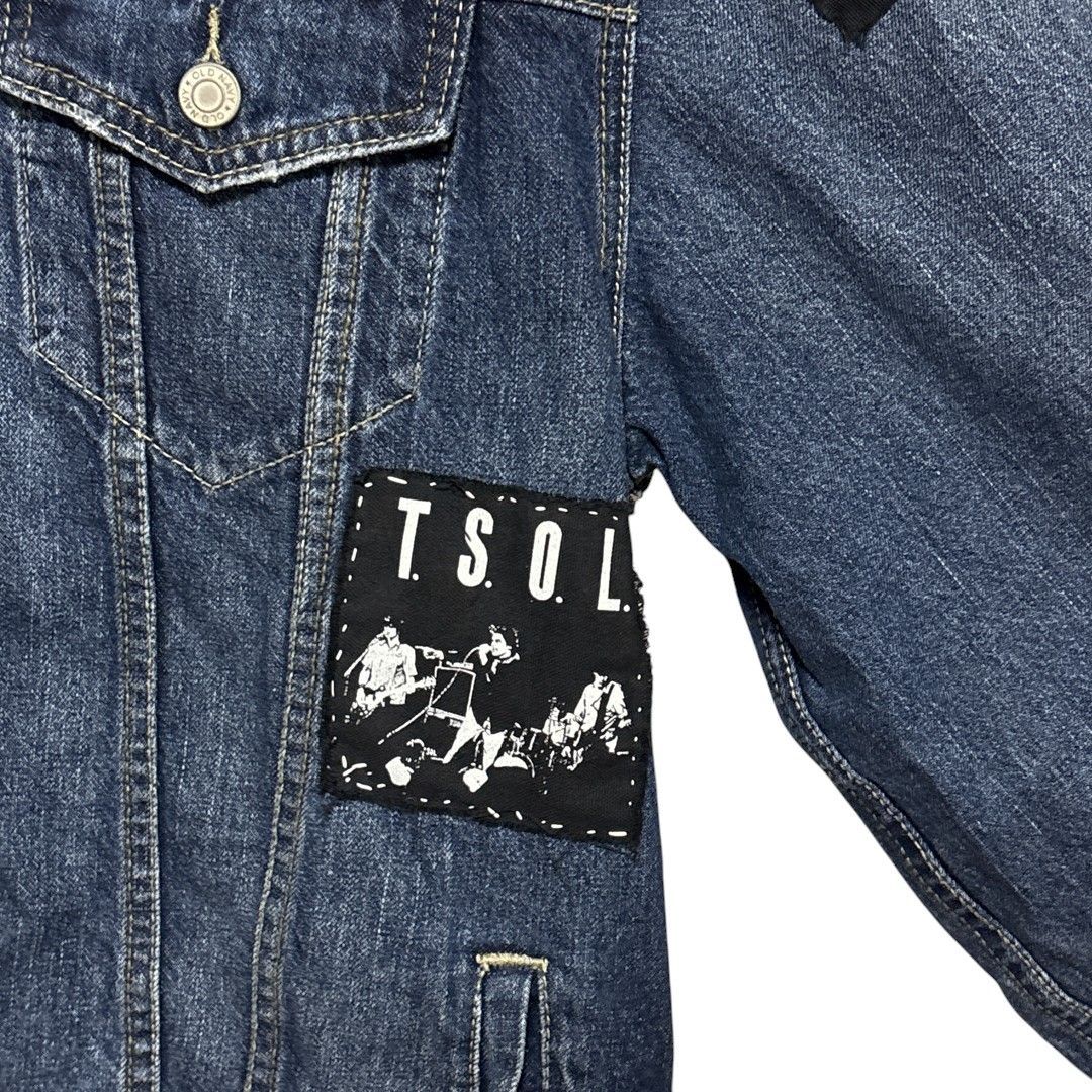 OLD NAVY】 パッチワーク デニムバトルジャケット S-2420 - メルカリ
