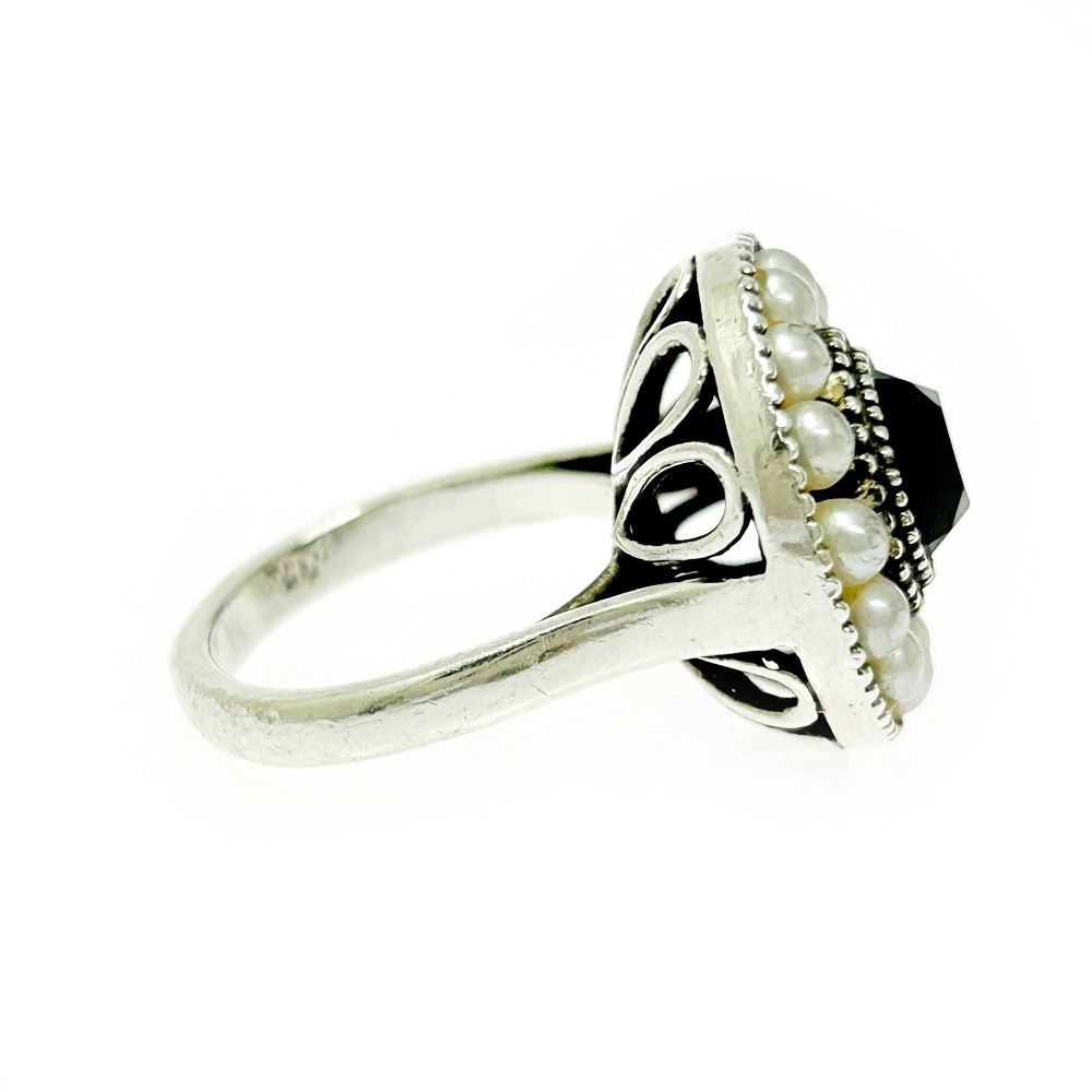 中古】TIFFANY&Co. ティファニー シルバー オニキス パール