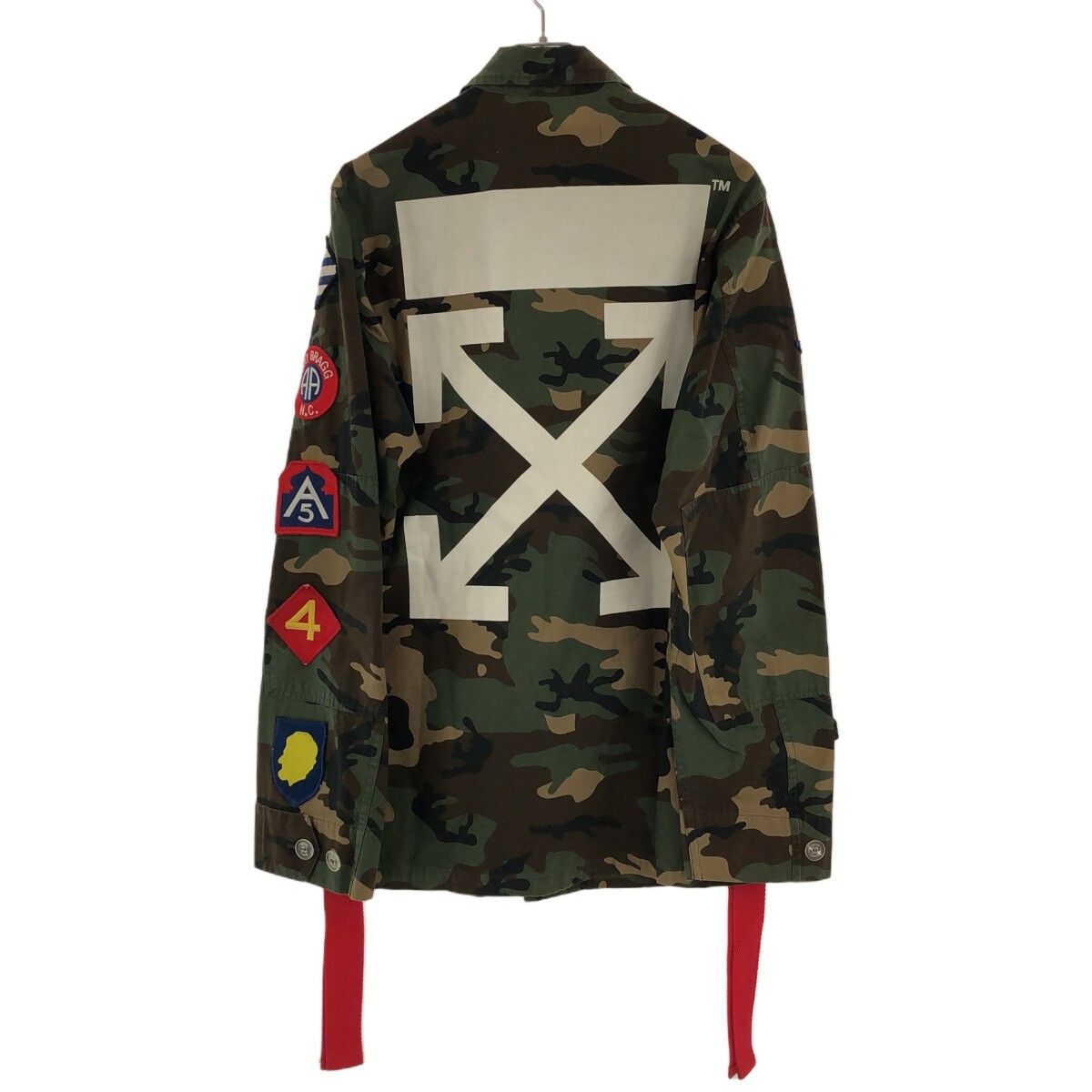 た*も様 【最終値下げ】 OFF-WHITE カモフラージュ ミリタリージャケッ off-white ミリタリージャケット Off-Whiteミリタリージャケット