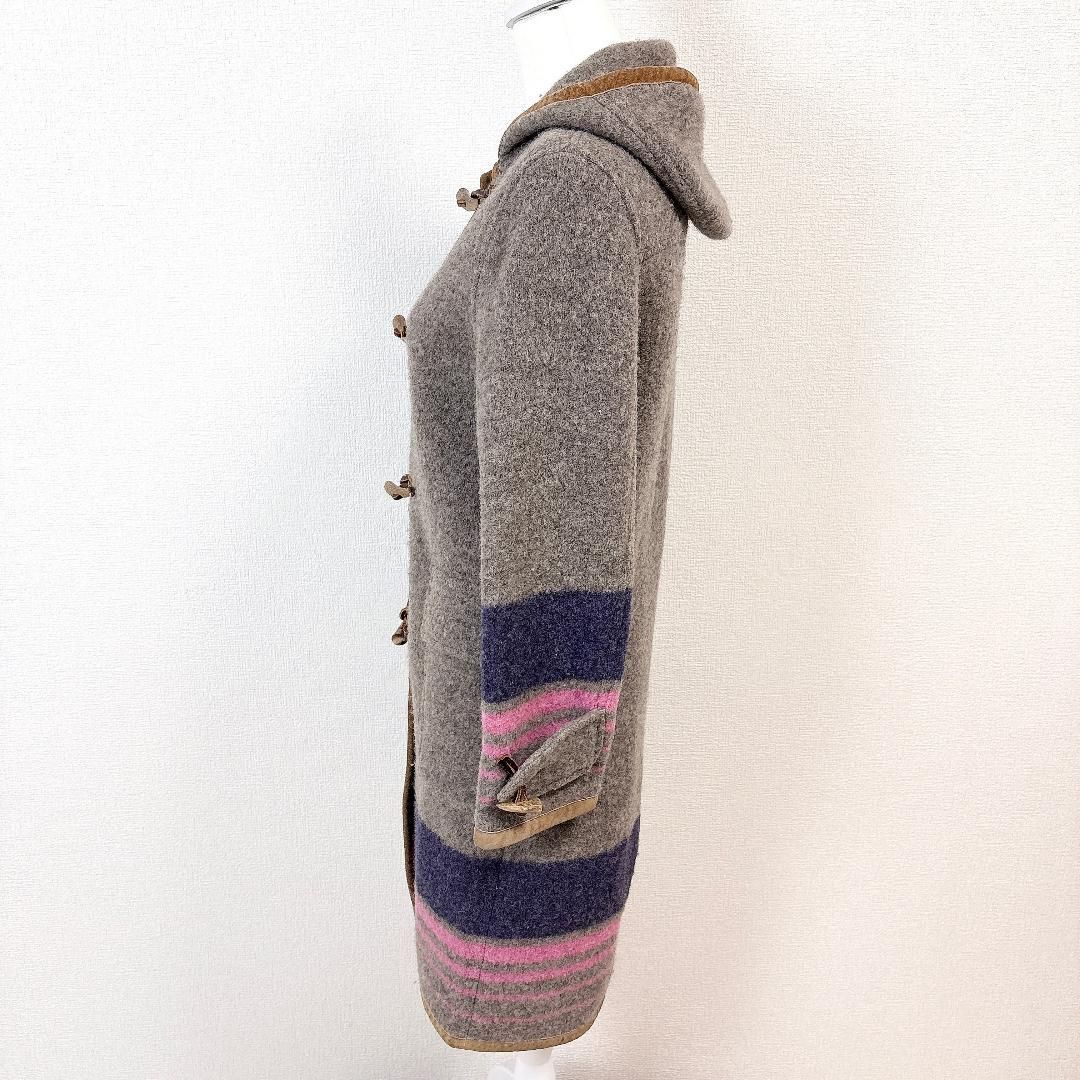 ロングコート 豚革