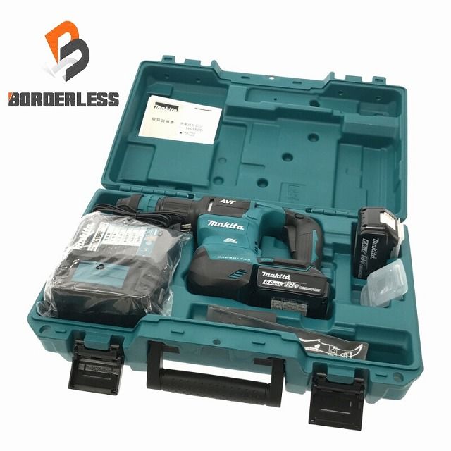 ♥品 makita マキタ 18V 充電式ケレン HK180DRGX バッテリー2個 18V 6.0Ah 充電器 ケース付 コードレス 剥離 剥がし