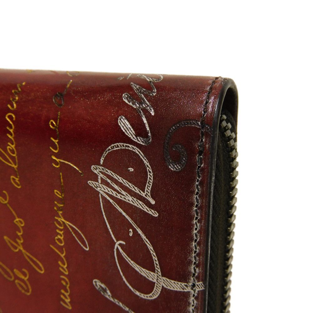 Berluti ベルルッティ イタウバ スクリットレザー ロングジップ