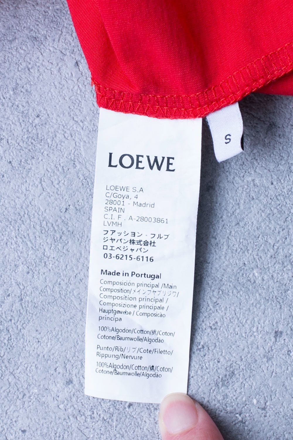 LOEWE ロエベ Ceramic print T-shirtセラミックプリントクルーネック