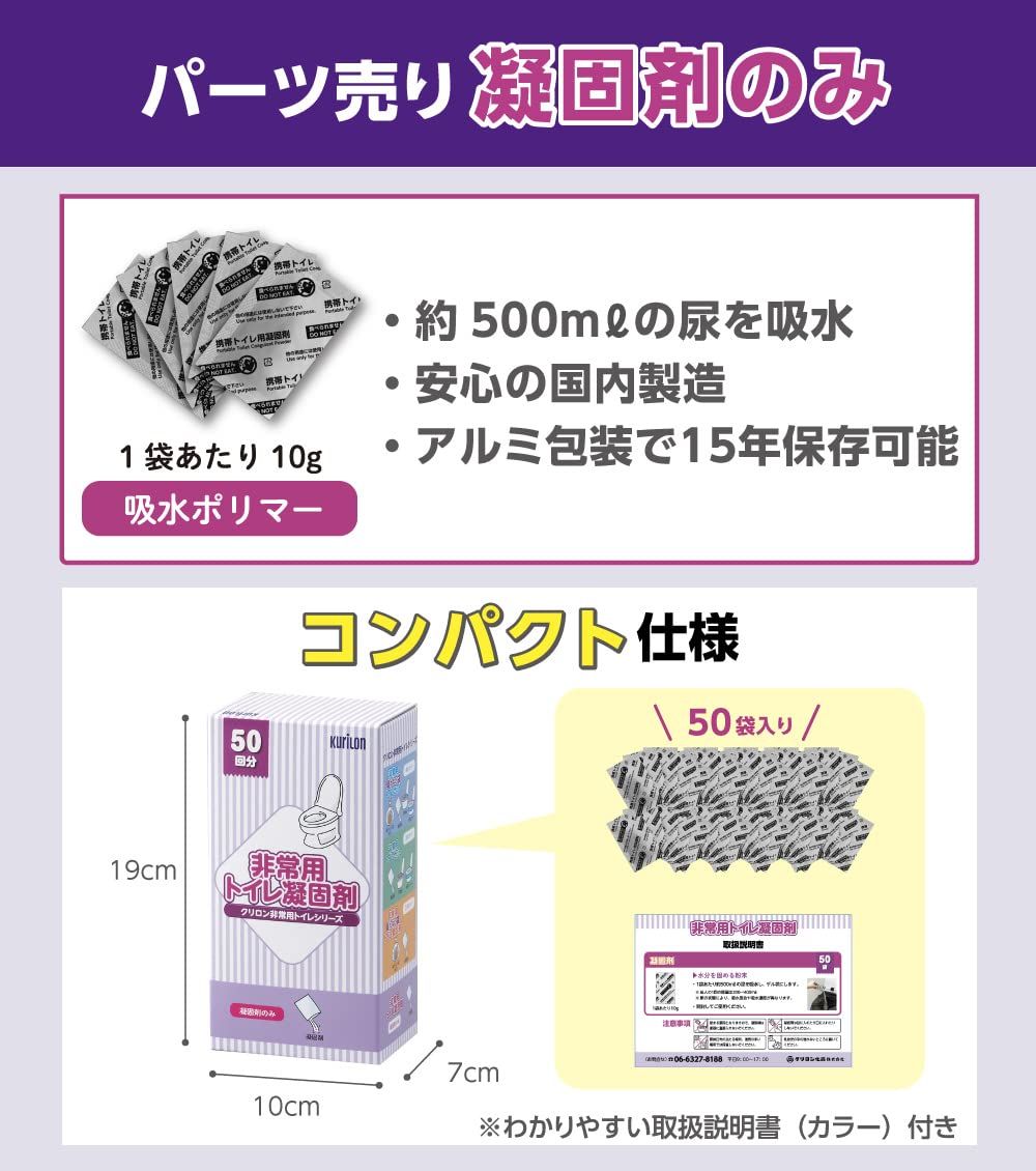 15年保存 50回分