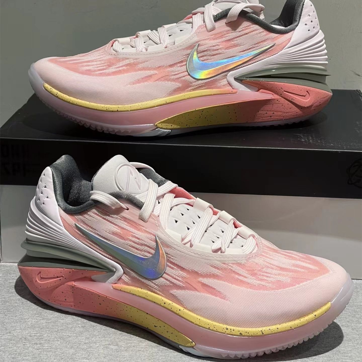 Nike Air Zoom G.T. Cut 2 Pink/White ナイキ エアズームG.T.カット2 ピンク メンズ スニーカー - メルカリ