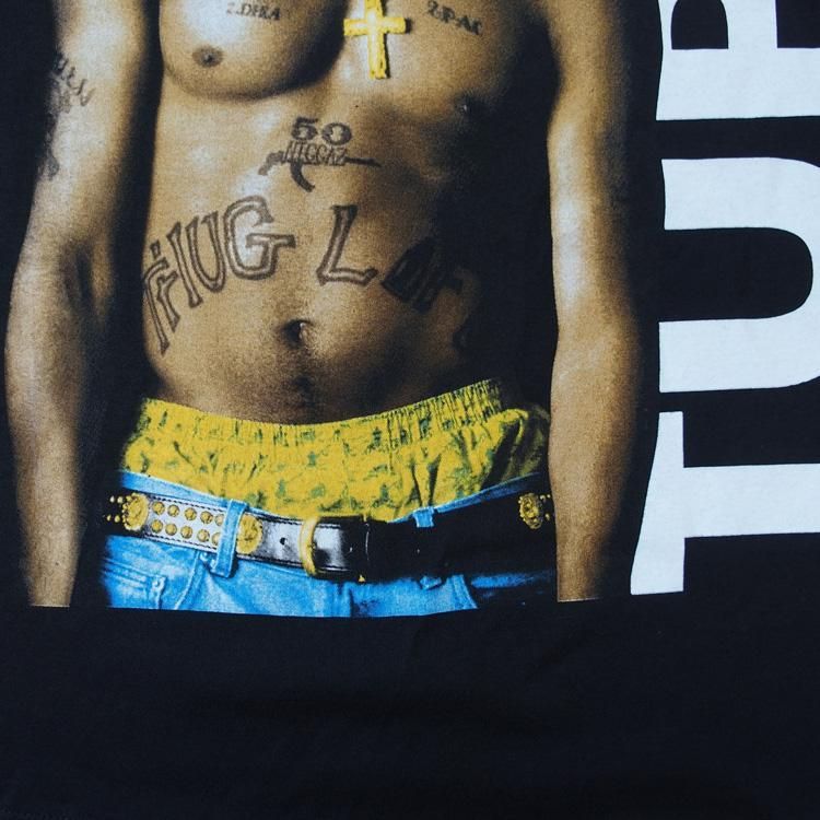 THREADS ON DEMAND Tシャツ 半袖 2PAC トゥーパック デザイン