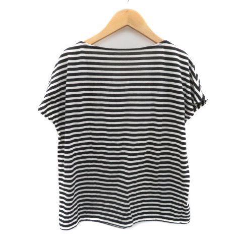 「GRACE CONTINENTAL」 半袖カットソー 36 ネイビー レディース ショートテーラージャケット / GRACE CONTINENTAL | GRACE