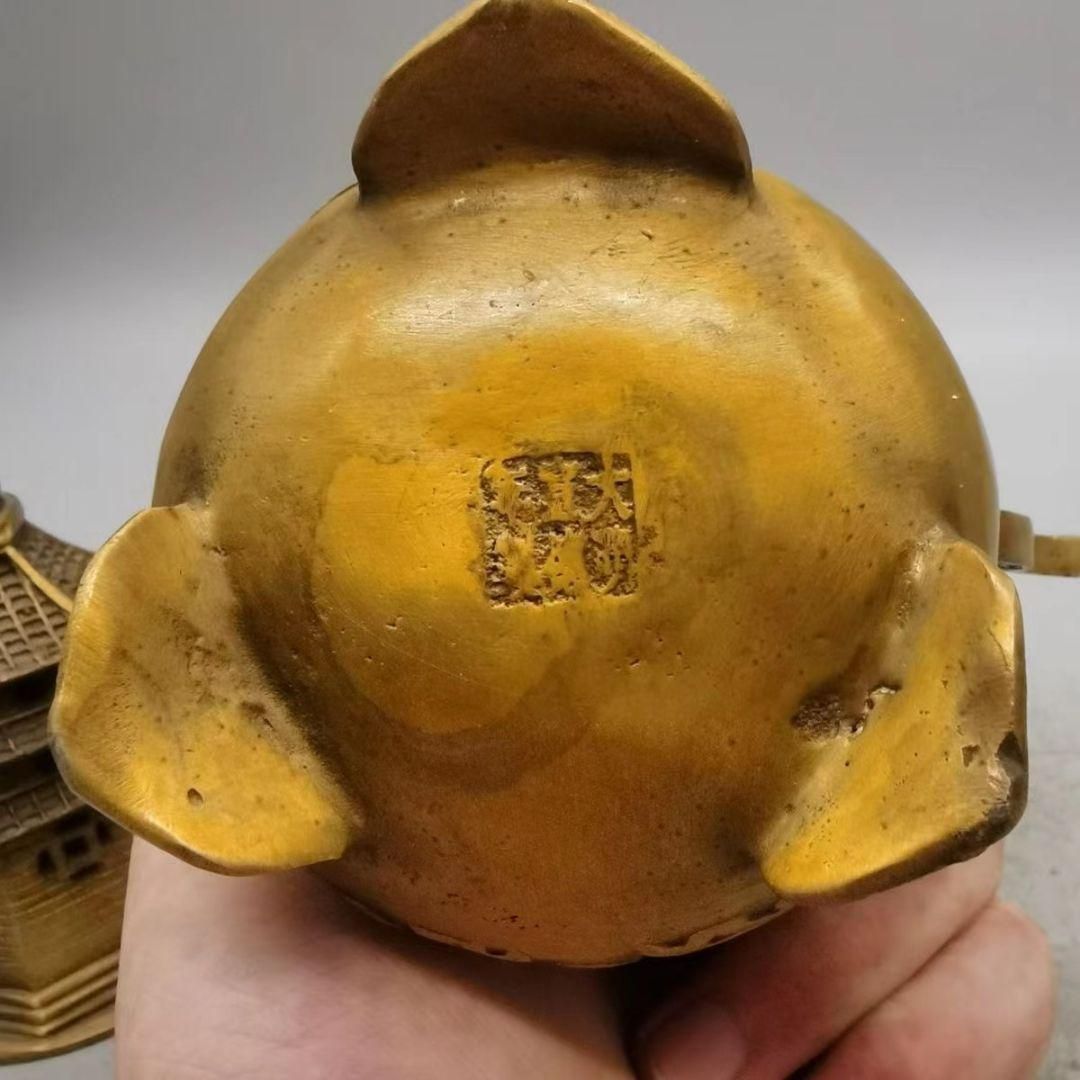 錬丹炉天壇檀薫炉 銅製 香道具 装飾品 工芸品 美術品 置物 【公式通販】