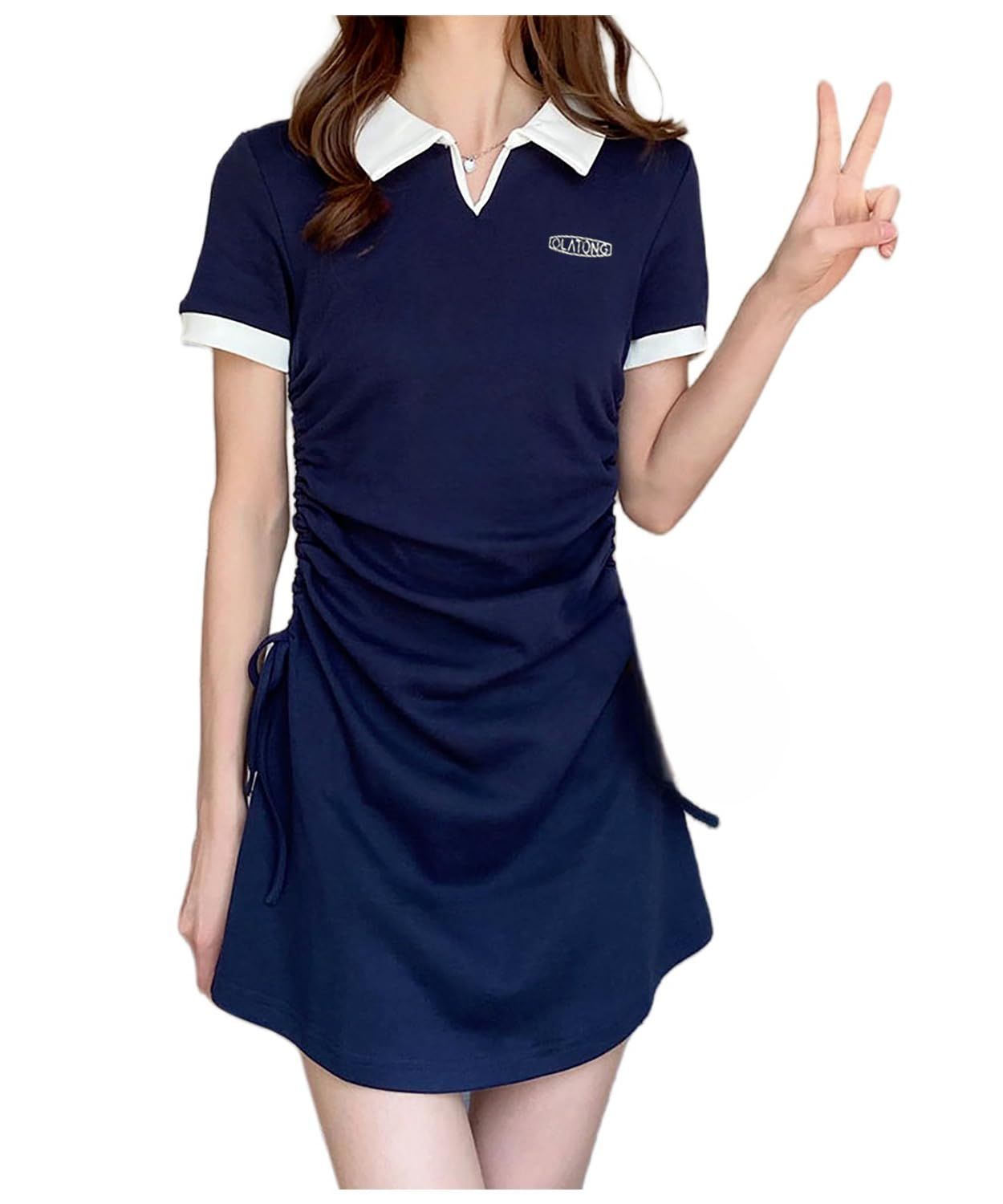 特価商品　セパレート水陸両用 スポーティー水着 パッド付き 半袖ラッシュガード ノンワイヤー上下セット フィットネス 学生 2点セットワンピース 20代 体型カバー 30代 タンキニ みずぎ レ