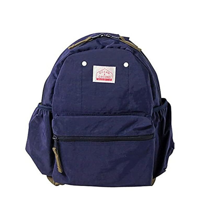 オーシャンアンドグラウンド DAYPACK GOODAY ナイロンリュック キッズ ベビー 男の子 女の子 M NV：ネイビー