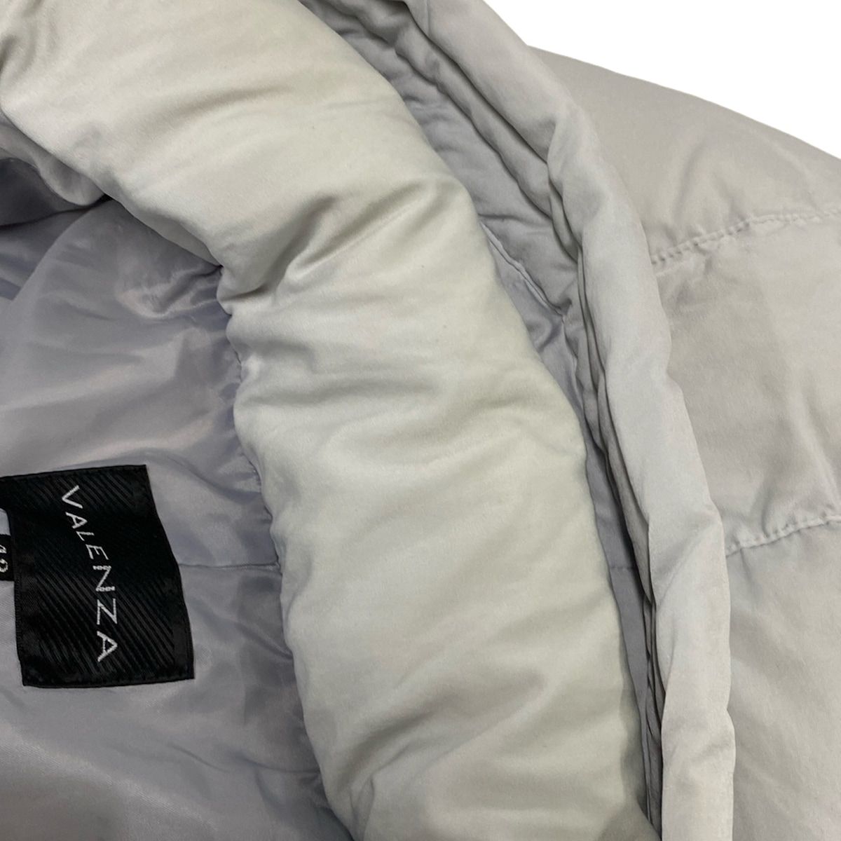 VALENZA バレンザ ダウンコート サイズ42 L レディース - ライトブルー 長袖 ラインストーン 冬 GULLKHAN_COM