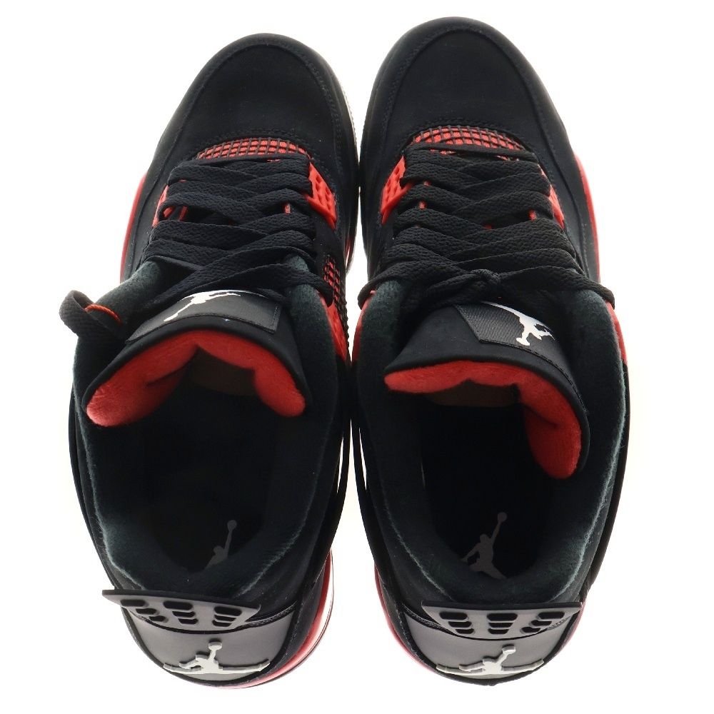 NIKE (ナイキ) AIR JORDAN 4 Red Thunder/Crimson エア NIKE (ナイキ) AIR JORDAN 4 Red Thunder/Crimson エア