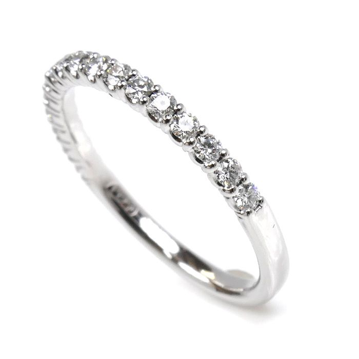 TASAKI タサキ Pt950プラチナ ブリッランテ ハーフエタニティ リング 指輪 RD-F2277 ダイヤモンド0.20ct 7号 1.9g レディース
