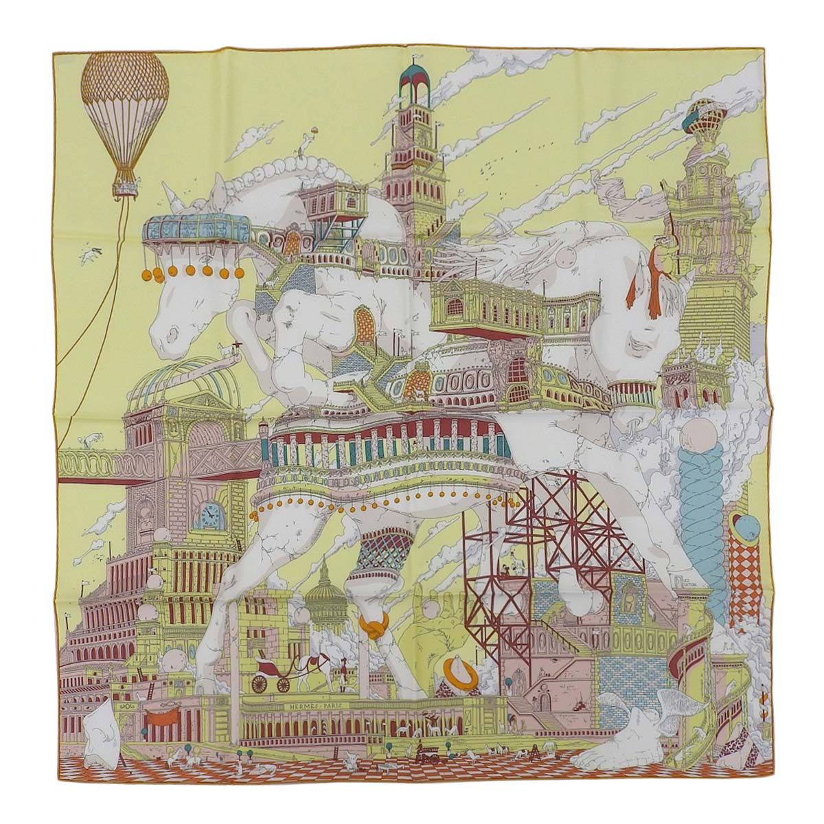 エルメススカーフ カレ90/柄名:イポポリス HERMES - エルメス スカーフ カレ90 イポポリスの通販 by