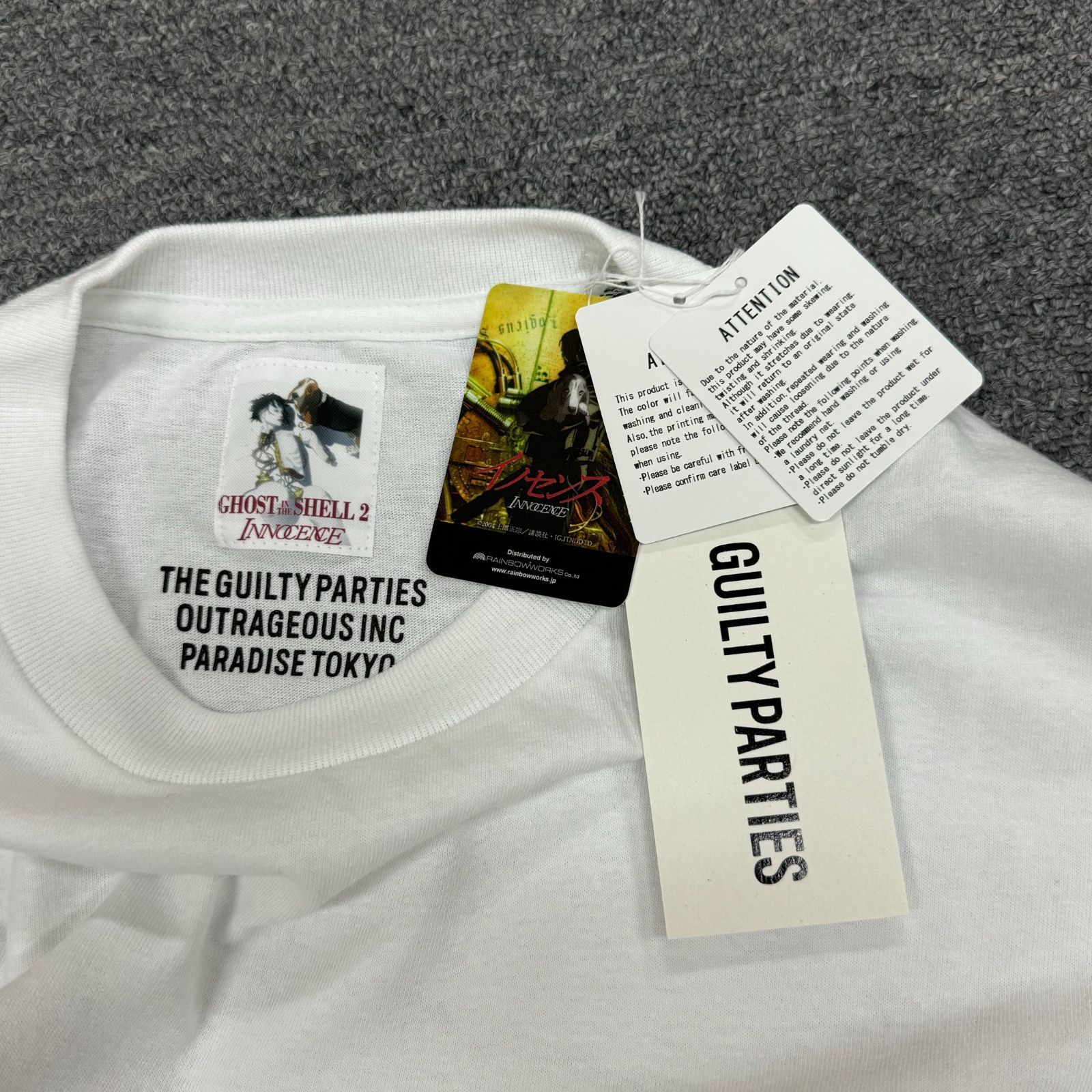 定価9900円 新品 WACKO MARIA 24SS GHOST IN THE SHELL 2 T-SHIRT 