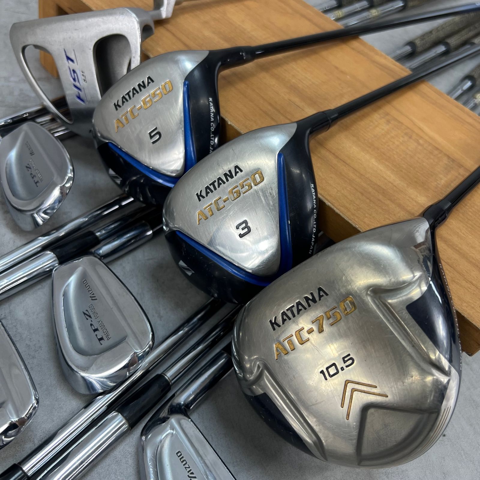 KATANA カタナ MIZUNO ミズノ メンズゴルフ13本セット