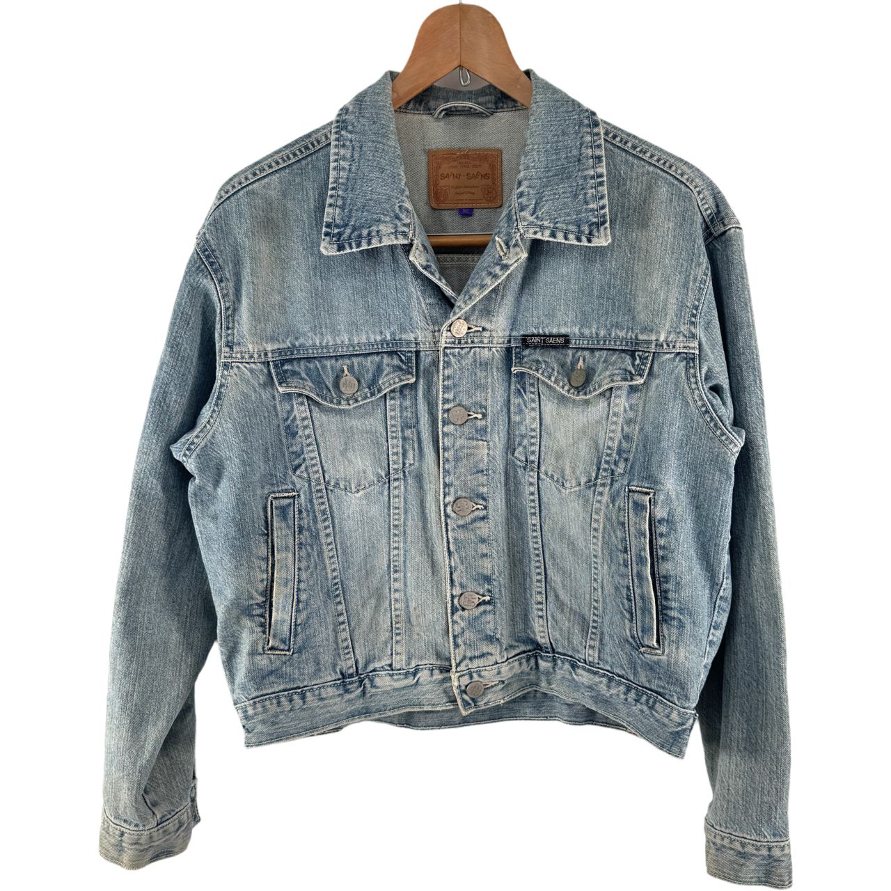 SAINT SAENS デニムジャケット Mサイズ メンズ 古着 サン=サーン