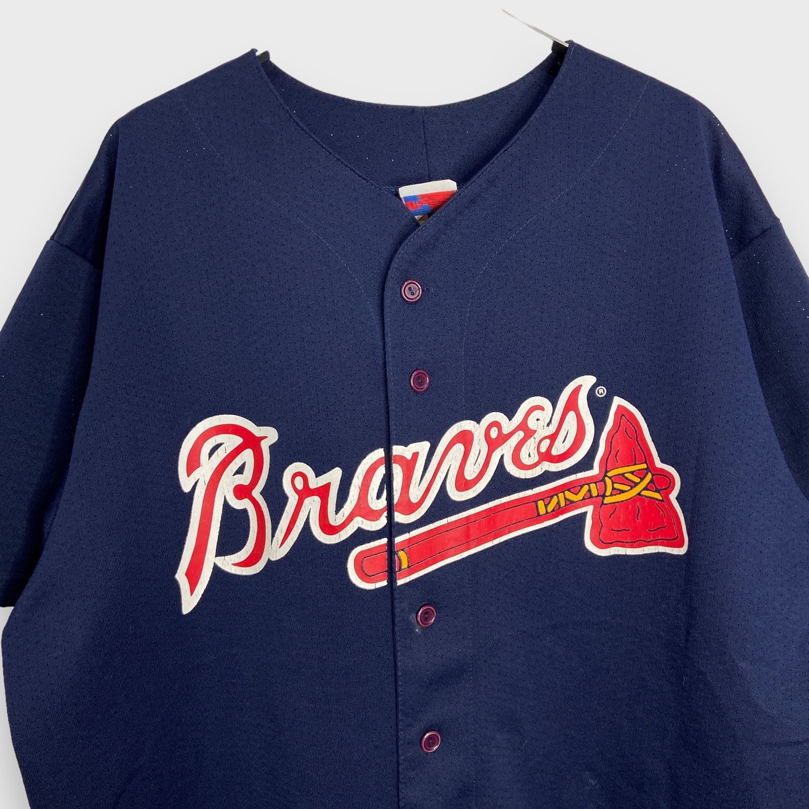 チッパー・ジョーンズ　アメリカ製レプリカユニフォーム アトランタ・ブレーブス ☆90s☆アトランタブレーブス☆チッパージョーンズ☆マジェスティック