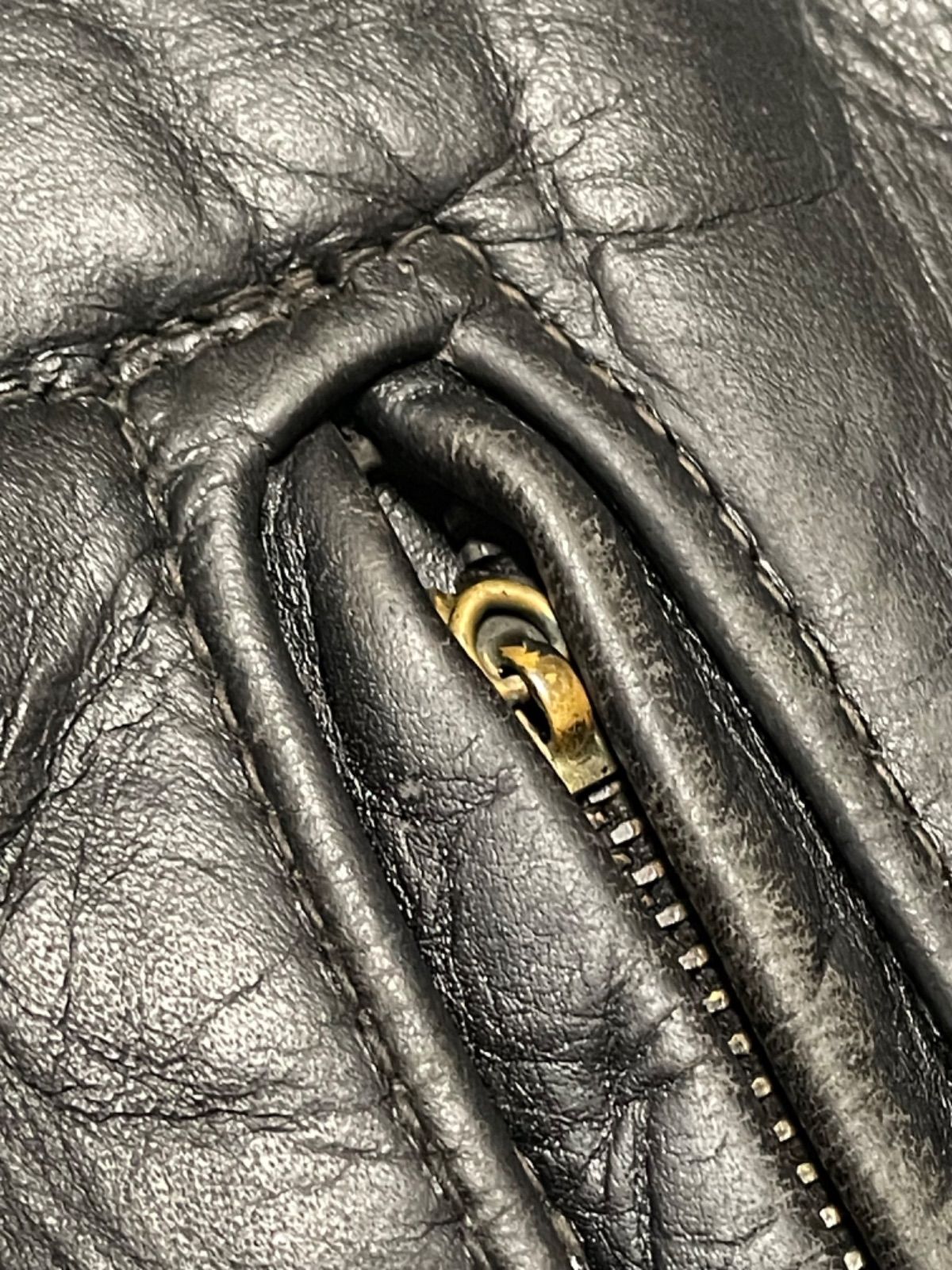 CAL LEATHER キャルレザー CHP ダブル レザー ライダースジャケット 