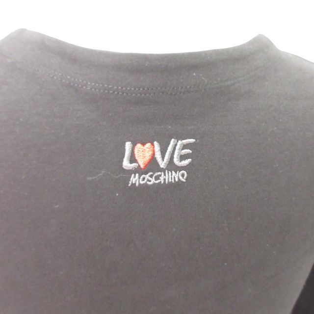 ラブモスキーノ LOVE MOSCHINO ワンピース 長袖 膝丈 ロゴ USA2