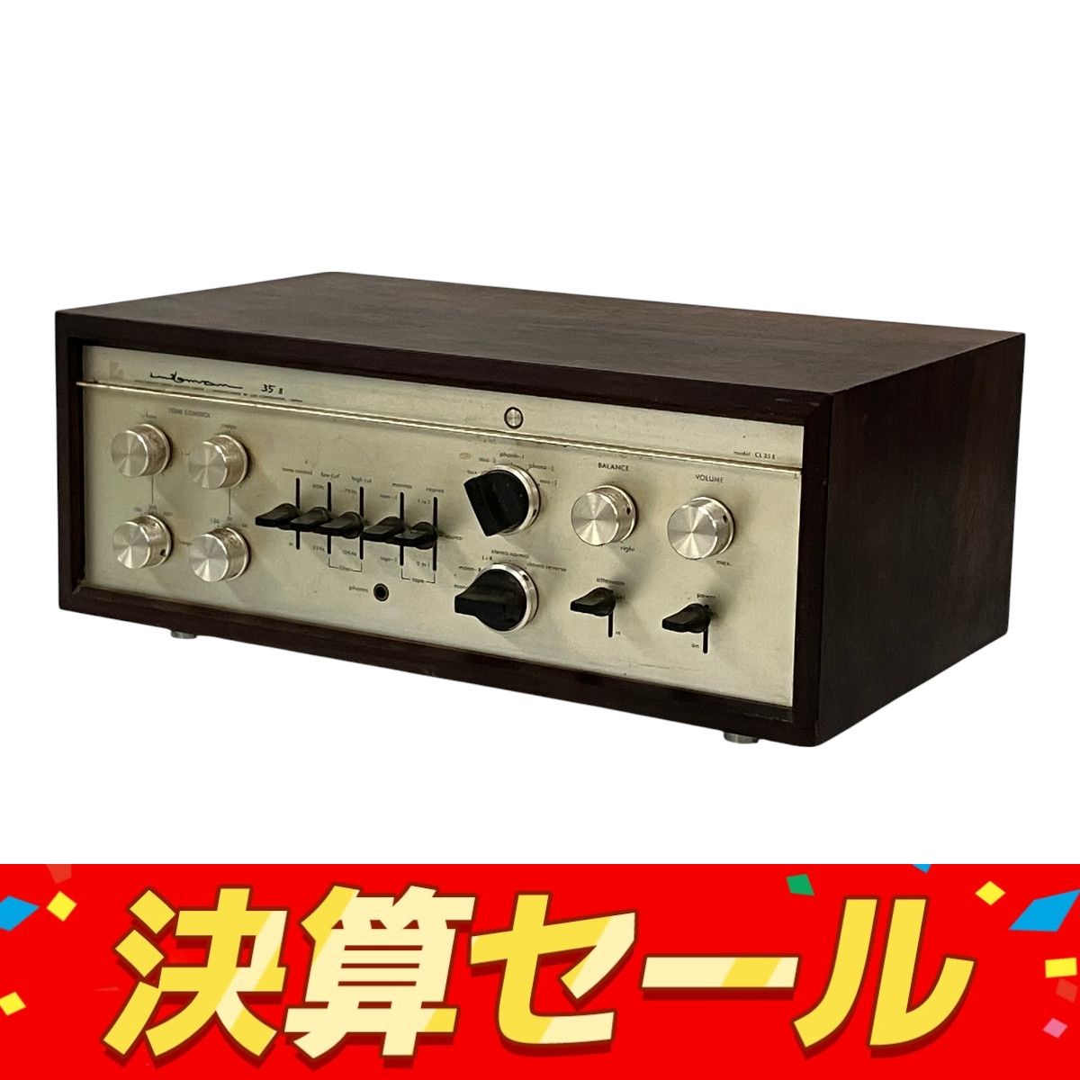 luxman CL35II 真空管 コントロール アンプ 電源コード 音響機材 ジャンク T9968311