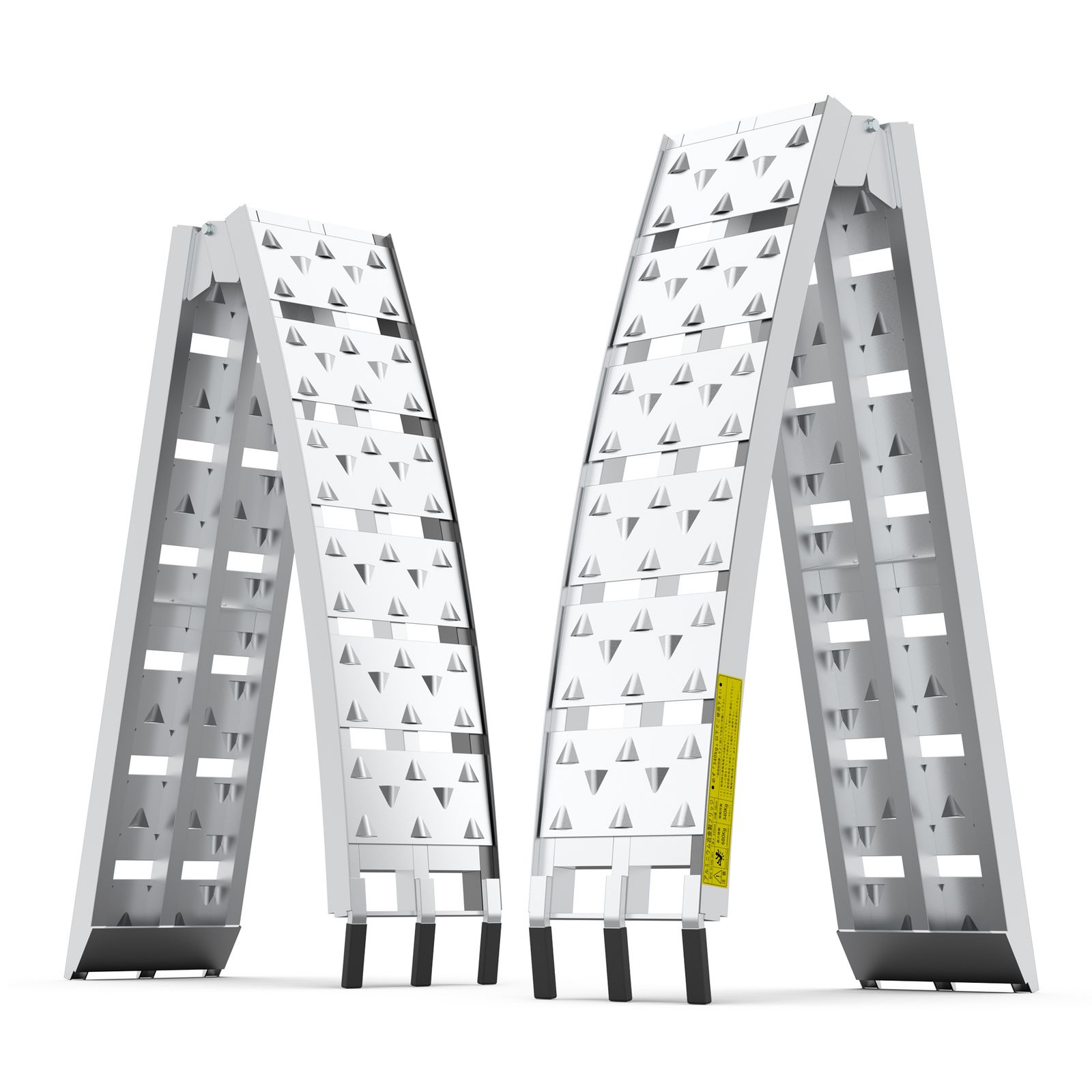 1 割 アルミブリッジ 自転車バイク農機具の運搬に アルミラダー 耐荷重680KG 2本セット ラダーレール