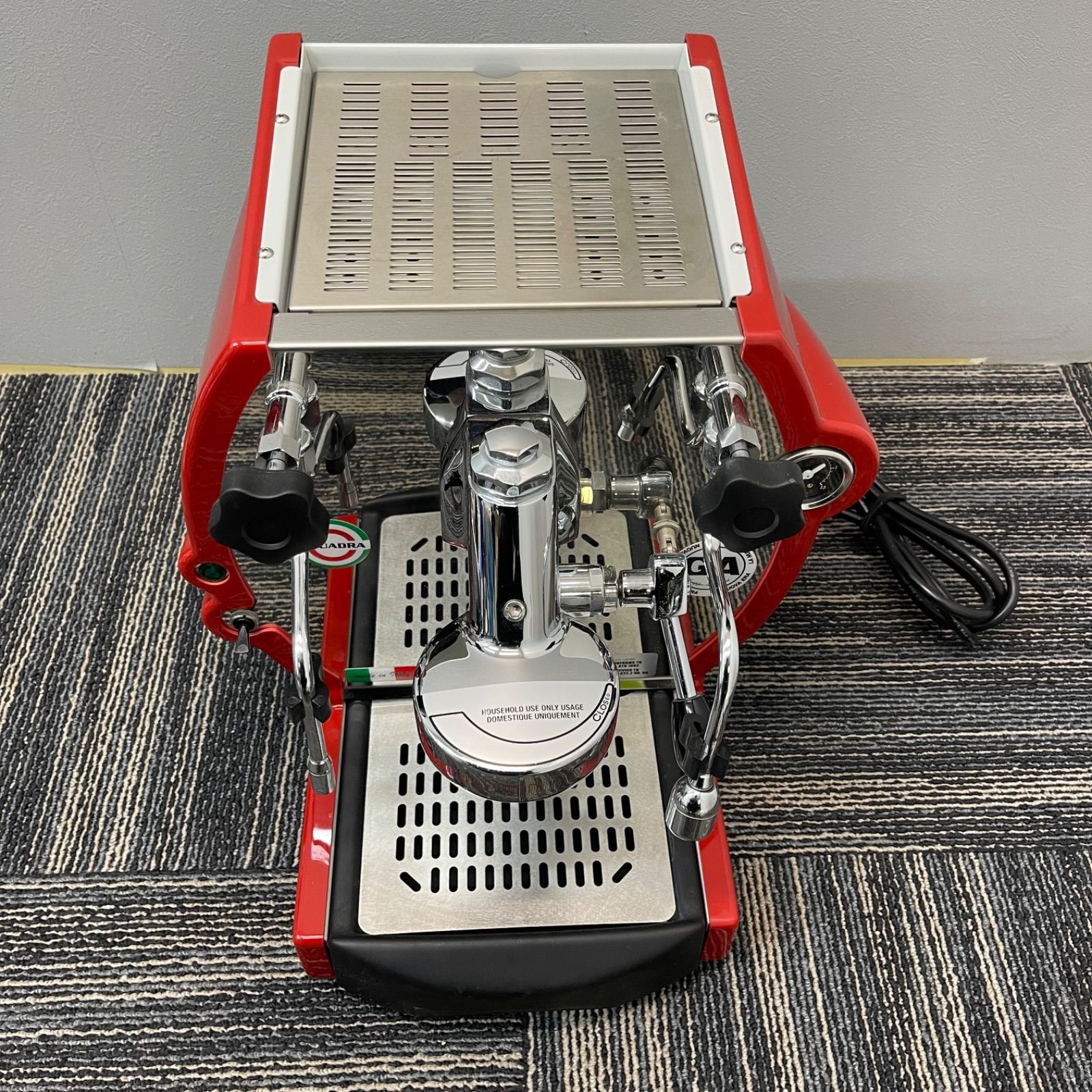 Nuova Era Cuadraノバエラクアドラ Coffee Machine Cuadra La Nuova Era - Red | LA FORTUNA GOURMET