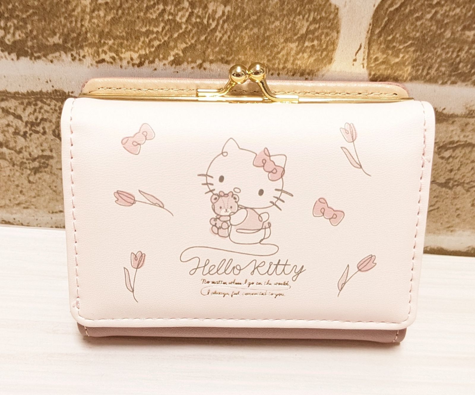 sanrio ハローキティ 三つ折財布 がま口財布 - メルカリ