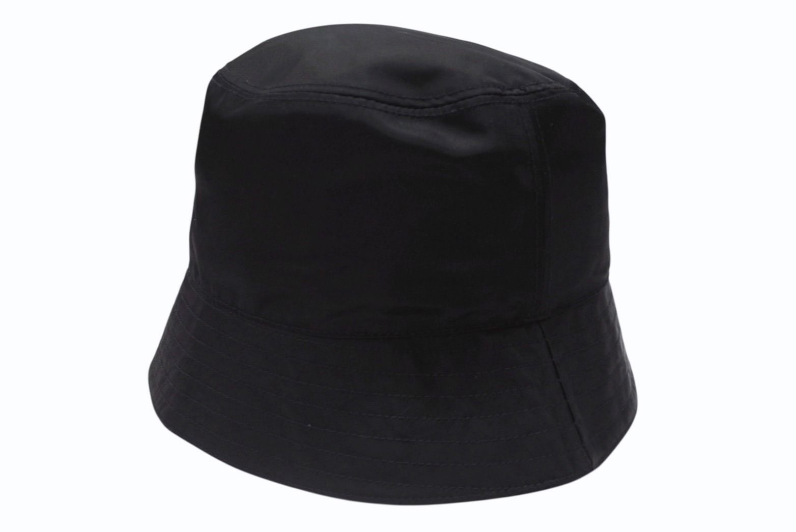 PRADA プラダ バケットハット トライアングルロゴ RE NYLON 2HC137 リサイクルポリミアド ブラック サイズS 4b006769