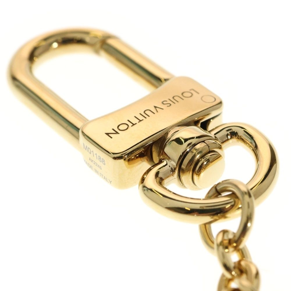 【安心の正規品】 LOUIS VUITTON ルイヴィトン バッグチャーム チェーン スプリングストリート バッグチャーム ゴールド GP M01188 30日間返品交換可能！