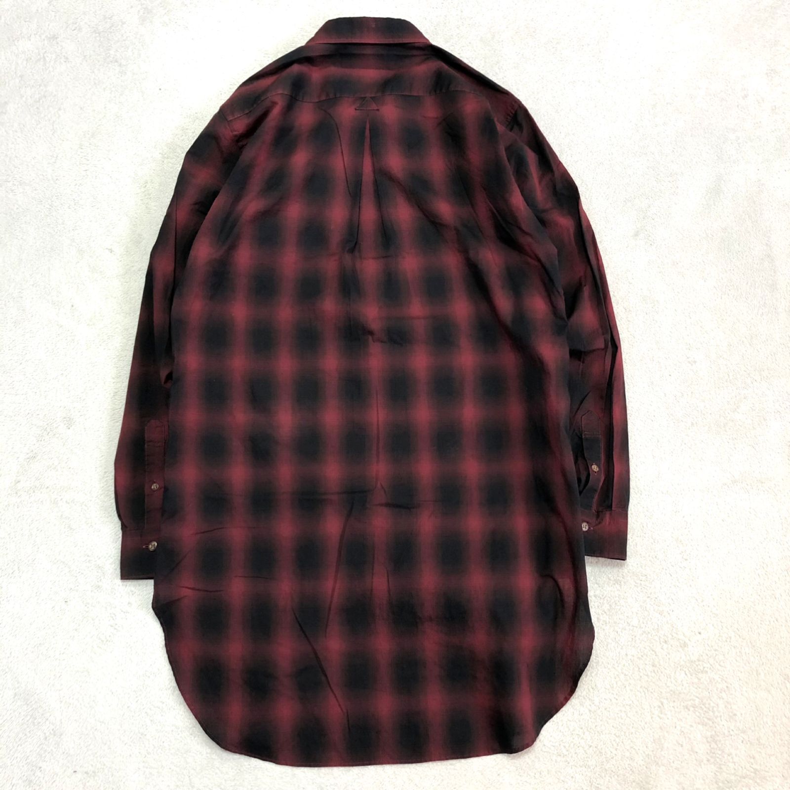 RUDE GALLERY ロングシャツ　3 RUDE GALLERY ロゴ刺繍バンドカラーロングシャツ | 白 - MESSAROUND
