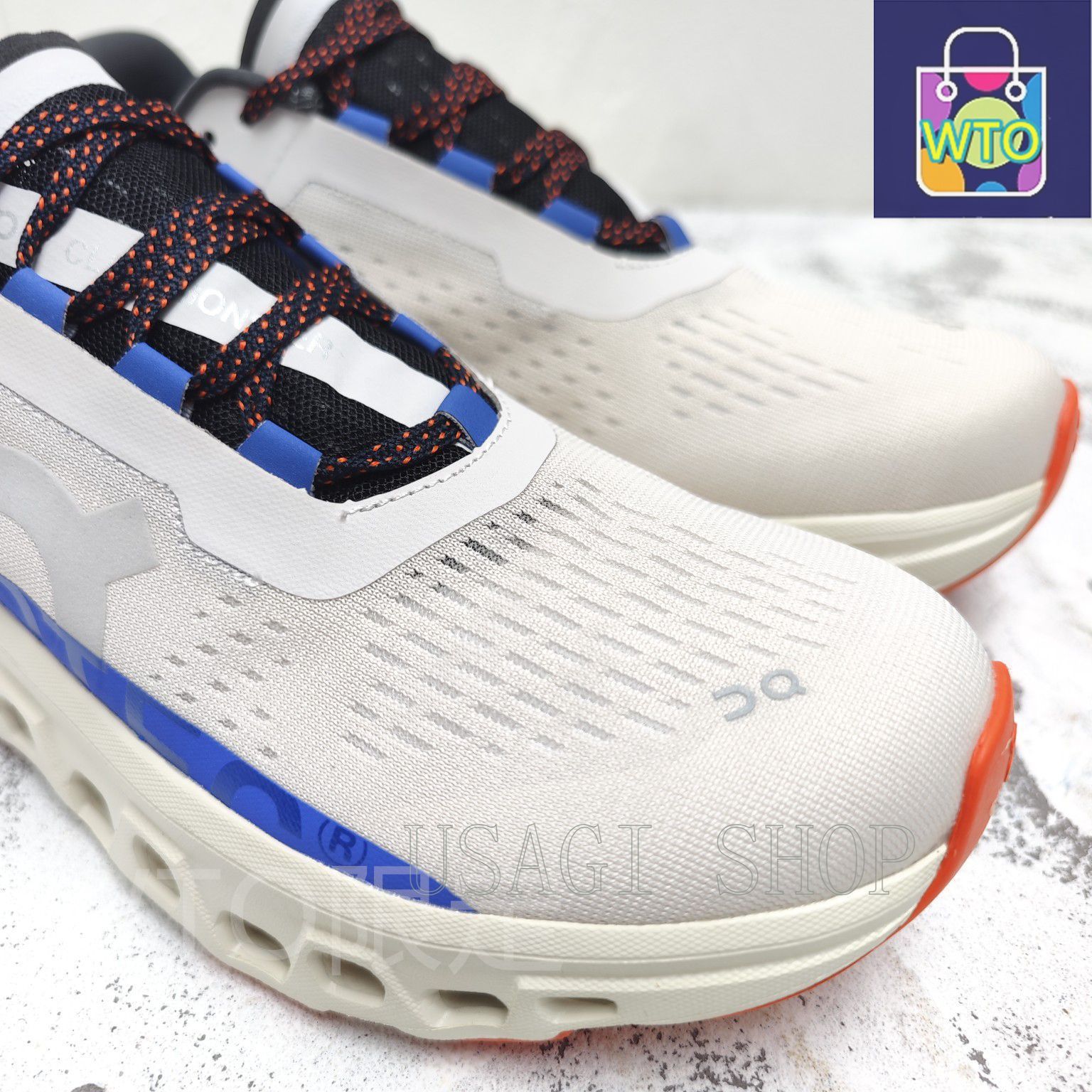 On ランニング•トレーニングシューズ 青/白 アシックス（ASICS）ランニングシューズ トレーニングシューズ