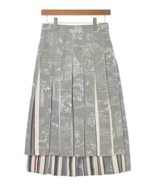 THOM BROWNE ひざ丈スカート レディース 古着 送料無料