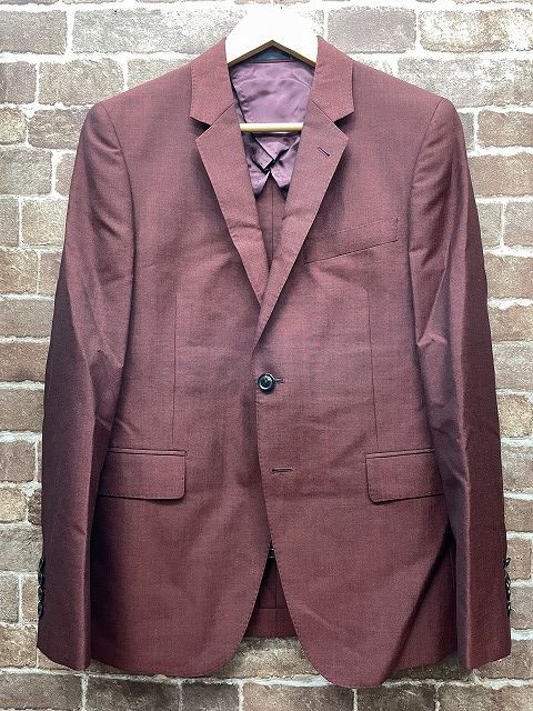 Paul Smith WOVEN IN ENGLAND BY CLISSOLD 2019年 19SS ポールスミス クリソルド セットアップ スーツ  エンジ ボルドー ワインレッド 赤系 PF-ST-39677 日本製 - メルカリ