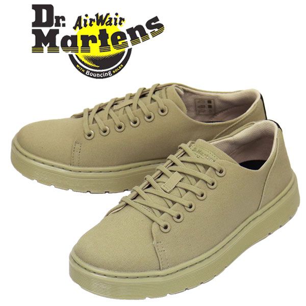 Dr.Martens (ドクターマーチン) 30821358 DANTE 6ホール シューズ キャンバス スニーカー Pale Olive Dr.Martens UK6-約25.0cm