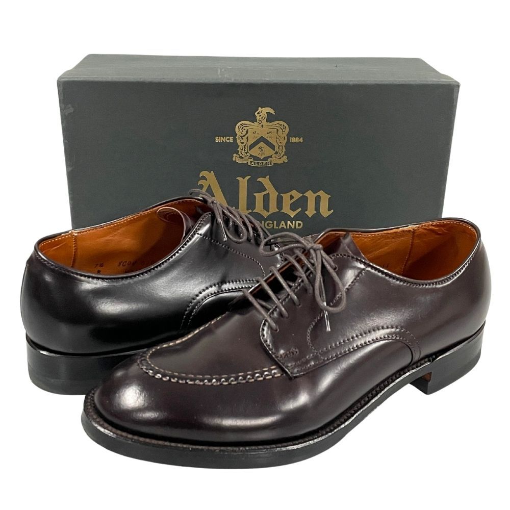 ALDEN オールデン × ユナイテッドアローズ N6442 コードバン レザー シューズ ダークバーガンディー サイズ US7.5D 25.5cm | 50556